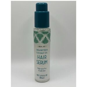 Trader Joe's Shea Butter & Coconut Oil Hair Serum Tame Frizz Add Shine 2.75 oz